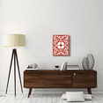 thumbnail image 2 of Global Gallery's 'Retro Tomato Otomi Silhouette' by Elyse DeNeige Stretched Canvas Wall Art, 2 of 4