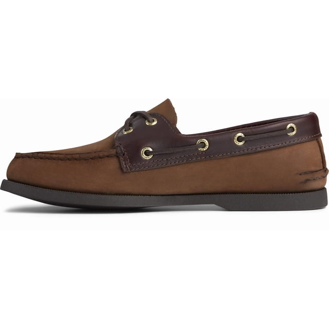 Zapatos náuticos Sperry originales con 2 ojales para hombre, color marrón 11.5