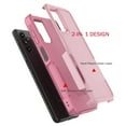 thumbnail image 4 of Case for Galaxy A13 5G, 2 in 1 Heavy Duty Armor Shockproof Tough Hybrid Dual Layer Rubber Drop Protection Soft Bumper Rugged Protective Phone Cover Case for Samsung Galaxy A13 5G -Pink, 4 of 8