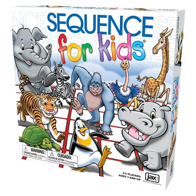 Sequence for Kids Board Game/card Game by Jax Games COMPLETE -  Israel