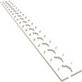 thumbnail image 6 of Ekena Millwork 94"H x 1"T Pandora PVC Adjustable Decorative Slat Wall Panel Kit, Unfinished (contains 16 Slats + 1 Straight Edge Starter Slat), 6 of 15