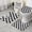 Black And White-1, variant on Gray Black Checkered Pattern Bathroom Rugs Sets 3 Piece,Toilet Cover Set,Absorbent Non Slip Bathroom Mats Sets with U-Shaped Contour Rug Toilet Rug Set