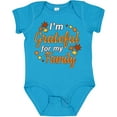 thumbnail image 3 of Inktastic I'm Grateful for My Family in Orange with Fall Leaves Boys or Girls Baby Bodysuit, 3 of 5