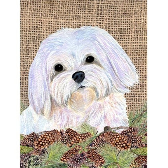 11 x 15 in. Maltese Garden Size Flag