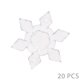 thumbnail image 2 of Navidad Copo De Nieve Forma Cristal Transparente Acrílico Diamantes De Imitación Flatback Cabujón Diy Artesanía Decorativa Decoración De Colección De Recortes 20 Unids/Pack Methold HA018149-00, 2 of 5