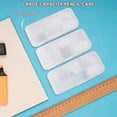 thumbnail image 4 of Plastic Pencil Box Transparency Frosted Stationery Box Student Storage Pencil Case Double-Layer Pencil Case Multifunctional Stationery Plastic Pencil Case Plastic Pencil Case, 4 of 9