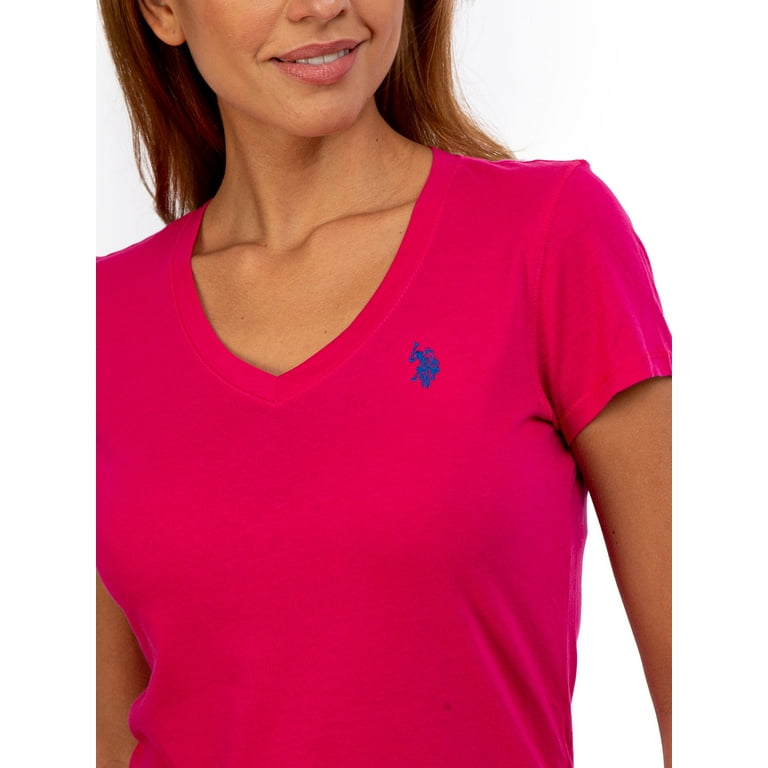V Neck Polo T Shirts For Women