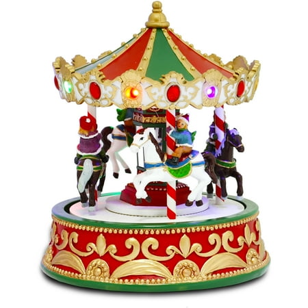 Christmas Carousel Figurine Piece