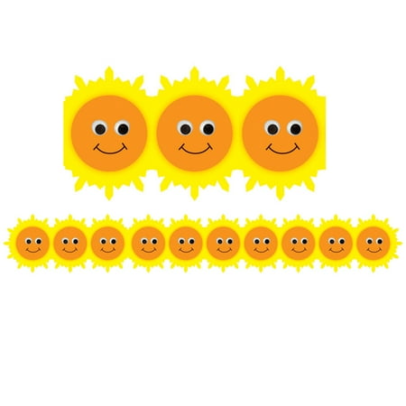 Signs Die Cut Wall Border - HAPPY SUN DIE CUT BORDER