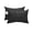 Black, variant on Pack of 2 Outdoor Lumbar Pillow Covers 11x16 Inch, White Waterproof Throw Pillow Covers Set, Farmhouse Burlap Solid White Color Modern Linen Texture Decorative Cushion Cases for Patio Porch Car