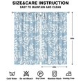 thumbnail image 2 of Floral Accent Drapes 42x84 Inch Rod Pocket Blackout Curtains 2 Panels for Bedroom and Elegant Look, 2 of 2