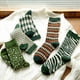 thumbnail image 2 of Vintage aguacate verde para calcetines frescos 1 par calcetín tobillero calcetines cálidos de invierno para mujer calcetín cálido cuidado grueso calcetín de moda, 2 of 5