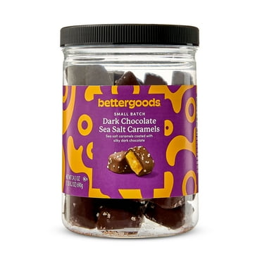 bettergoods Small Batch Dark Chocolate Sea Salted Caramels, 24.3 oz