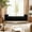 Black, variant on Jivora 66.34" Upholstered End of Bed Bench with Arms, Wood Legs & 2 Bolsters