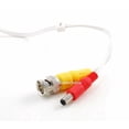 thumbnail image 3 of 50Ft White Cctv Security Camera M/F Dc Power Cable W/ Bnc Male Plugs, Pl-1050W, 3 of 3