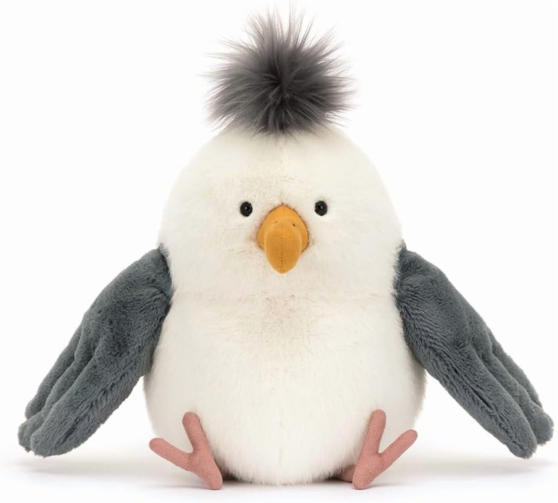 Jellycat Chip Seagull Stuffed Animal, 10 inches - Bird Plush Toy - Classic Children's Gift