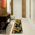 thumbnail image 3 of Sunflower Floral Kitchen Rugs Non-Slip Soft Doormats Bath Carpet Floor Runner Area Rugs for Home Dining Living Room Bedroom 72" X 24", 3 of 7
