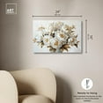 thumbnail image 5 of Lovely Gold Fashion Arrangement Canvas Glam Floral Art by Art Remedy, Gallery Wrapped, 24" x 16", 5 of 7