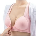 thumbnail image 2 of Utoimkio Nursing Bras for Women Breastfeeding Front Closure Maternity Bras for Pregnancy Elastic Comfort Breathable Everyday Bras, 2 of 9