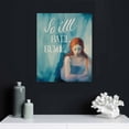 thumbnail image 4 of Nawypu Be Still and Know That I am God,Christian Canvas Wall Art,Christian Wall Decor,Bible Verses Wall Decor,Christian Posters,Scripture Wall Decor,Christian Decor,Blue Wall Art,Framed, 4 of 4
