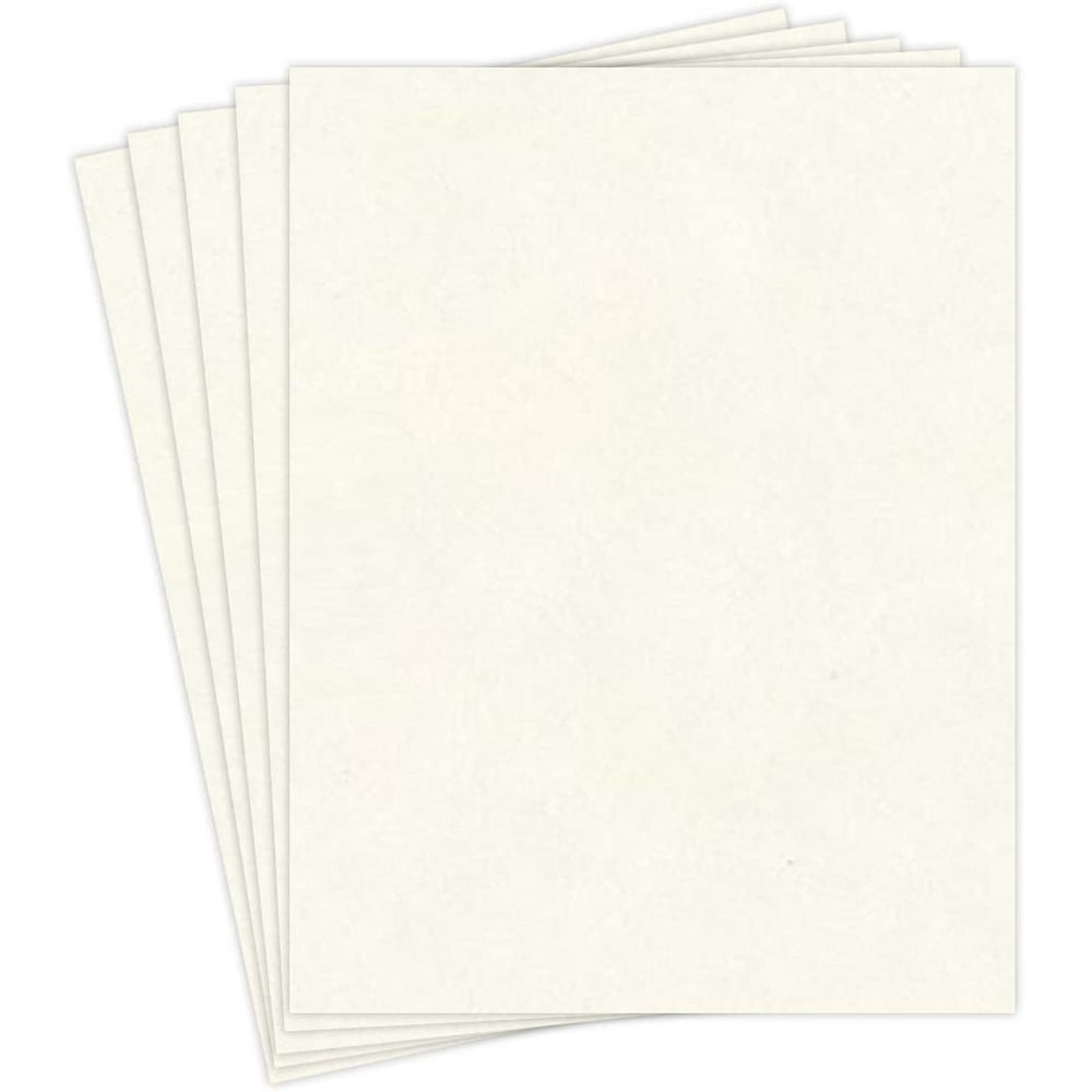 8.5 x 11 Stationery Parchment Recycled Paper 65lb. Cover Cardstock