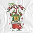 thumbnail image 2 of Teenage Mutant Ninja Turtles Green Greetings Christmas Scene Unisex Adult T Shirt, 2 of 7