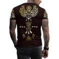 thumbnail image 2 of Men's Printed T-Shirt - Ancient Egyptian Design - Breathable Polyester Fabric - Casual Summer T-Shirt for Egypt, 2 of 7