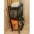 thumbnail image 3 of Old Cedar Outfitters Tackle Trolley with Adjustable Shelves and Racks to Store Up to 12 Fishing Rods, 3 of 6