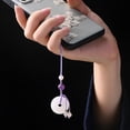 thumbnail image 6 of Delicate White Jade Buckle Jade Phone Chain Charm Elegant Jade Keychain Ornament Retro Bag Pendant Creative Present, 6 of 9