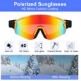 thumbnail image 4 of Yonrjhukm Windproof Ski Goggles, Anti-UV Sun Protection Goggles for Adults, High Definition Lens, Anti-Fog Technology, Comfortable Fit, Durable Design for Winter Sports, 4 of 6