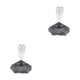 thumbnail image 3 of Greeniant Los accesorios convenientes plásticos del reptil para todos los dispensadores accesorios del agua del reptil de las necesidades del Gris 2Conjunto, 3 of 6