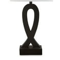 thumbnail image 4 of Benjara 29 Inch Table Lamp Set of 2, Black Sculptural Solid Base, Empire Hardback, 4 of 5