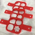 thumbnail image 3 of 4-cavity Non-stick Pancake Mold Flexible Premium Material Pancake Mold For Kitchen Family Cooking, 3 of 4