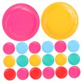 thumbnail image 4 of yuehuaidai 100pcs Paper Cake Plates Colorful for Birthday, 4 of 8
