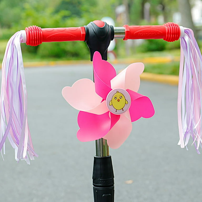 shenmeida Bike Handlebar Flower Windmill for Kids, Cartoon