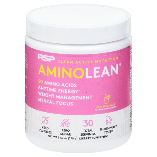 RSP Nutrition AminoLean Pre Workout, Fat Burner, Amino