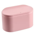 thumbnail image 3 of Masteelf Stylish Pressbutton Trash Can with Lid for Storage Made from Plastic Pink 1Pc Large Capacity, 3 of 8
