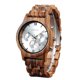 thumbnail image 1 of Mirar Reloj de madera para hombre con correa de madera y metal Reloj de pulsera de cuarzo Cronógrafo Visualización de fecha 1 1, 1 of 5
