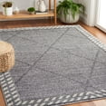 thumbnail image 2 of SAFAVIEH Martha Stewart Lucia Shag Area Rug, Grey/Ivory, 6'7" x 9', 2 of 8