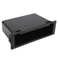 thumbnail image 3 of Stereo  Storage Box, Sturdy Dash  Organizer Single Din Multi Application Black Inner Large Space  For Car, 3 of 8