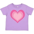 thumbnail image 3 of Inktastic Pink Valentine Heart Girls Toddler T-Shirt, 3 of 5