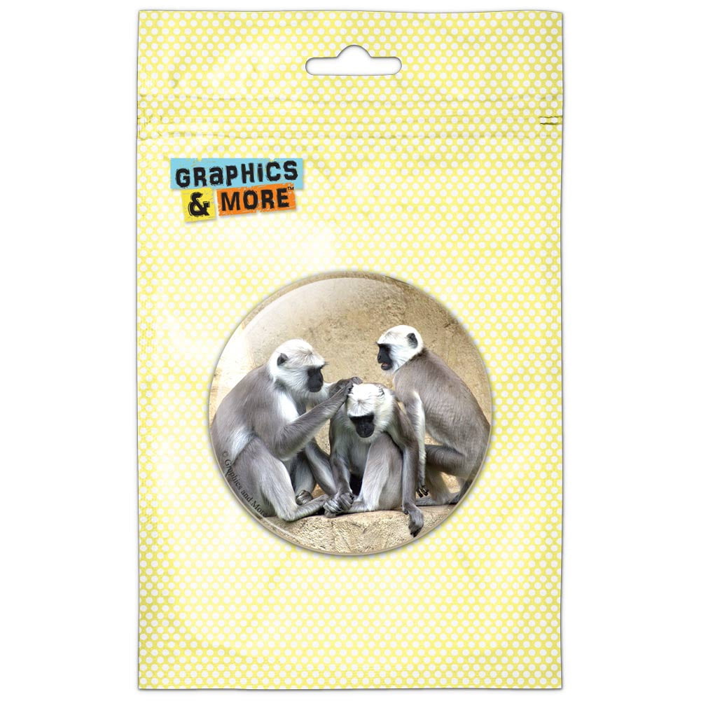 Monkey Pinback Buttons Monkey Trio Grooming Pinback Button Pin Badge - Walmart.com