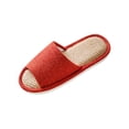 thumbnail image 5 of Abbraccia Couple House Slippers Household Summer Indoor Slippers for Home Indoor Party Red EU Size 38 39, 5 of 10