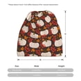 thumbnail image 3 of Disketp Autumn White Pumpkin Slouchy Beanie Hip-Hop Soft Lightweight Running Beanie Adult Hats Chemo Cap for Men Women, 3 of 8