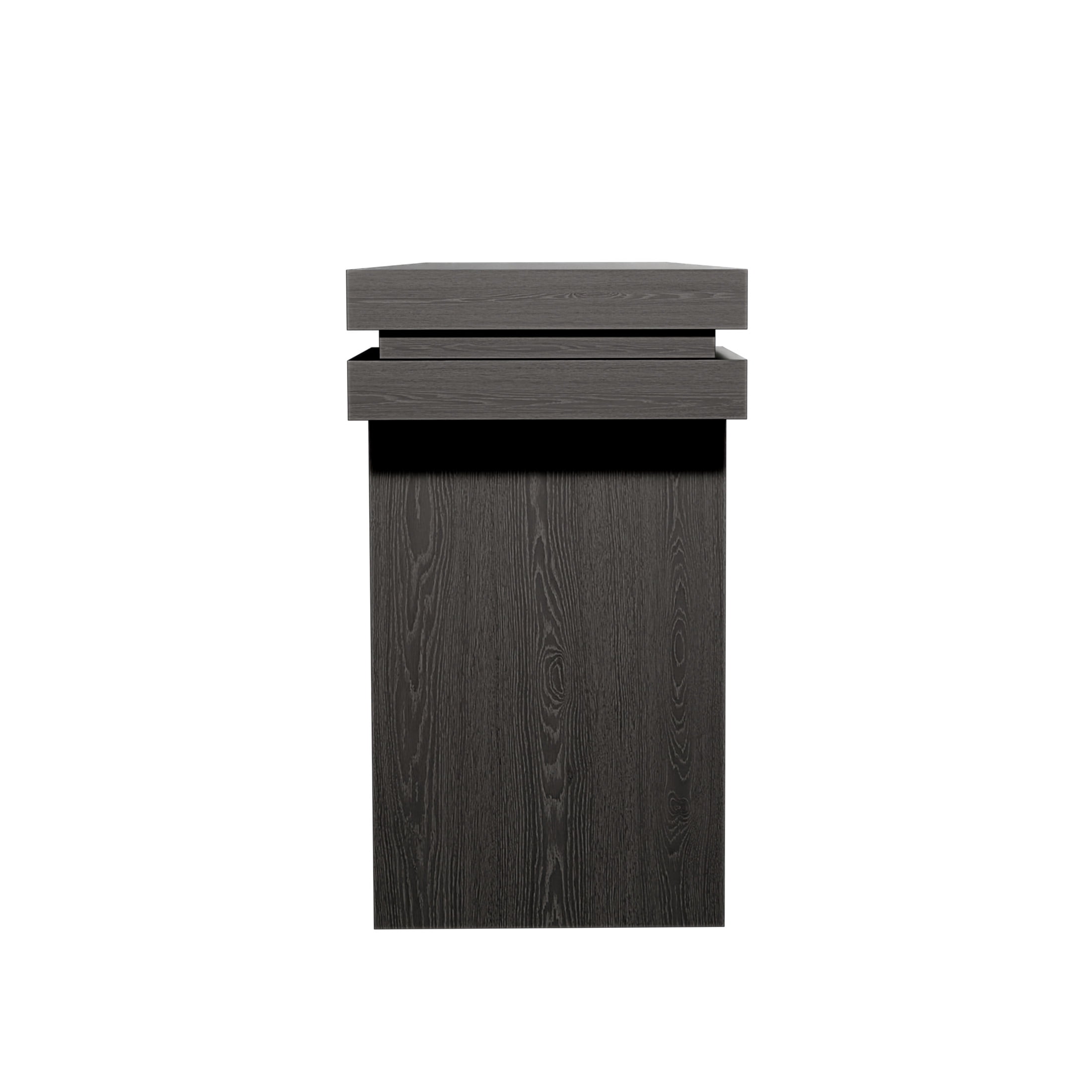Noble House Ulsten Wooden Sofa Console Table in Black, Minimalist Design for Entryway, Hallway, or Living Room