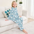 thumbnail image 3 of Rainbow Unicorn Cozy Soft Long Sleeves Top and Pants 2 Piece Cool Pjs Pajamas Set Sleepwear Size 3-11Y, 3 of 6