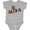 AC-Heather Grey, variant on Aloha- with Pineapple Boys or Girls Baby Bodysuit