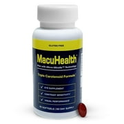 MacuHealth Triple Carotenoid Formula - Eye Vitamins for Adults, Advanced Eye Support & Health Eye Formula, Total Vision Care, Eye Health Vitamins Lutein and Zeaxanthin - 90 Softgels, 3 Month Supply