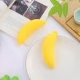 thumbnail image 4 of STPToys Realistic Banana Soft Squeeze Anxiety Relief Decor Yellow Artificial Banana Decompression Squeeze Gift, 4 of 7