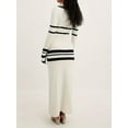 thumbnail image 2 of Women's Stripe Knitted Maxi Dress, 2 of 5